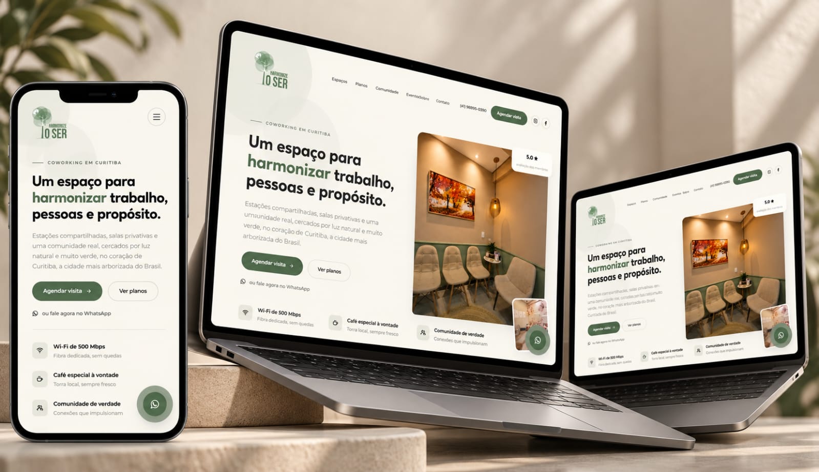 Harmonize o Ser, projeto desenvolvido pela VESK Software House