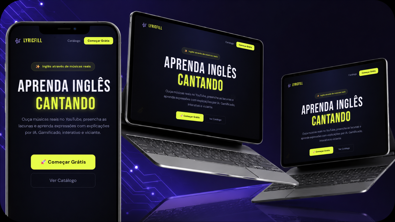 LyricFill, projeto desenvolvido pela VESK Software House